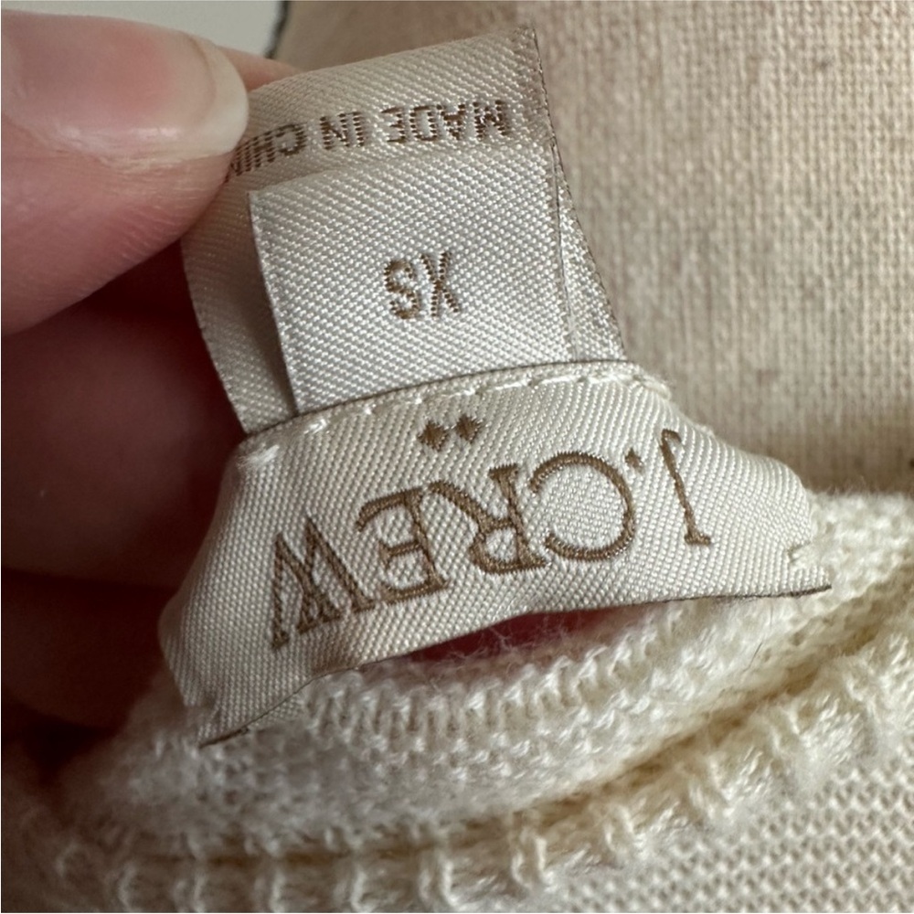 J. Crew Cream Crew Neck Sweater - Picture 6 of 6